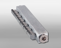 Aluminum bar with 6 Angled flat nozzle SV961 L=172mm